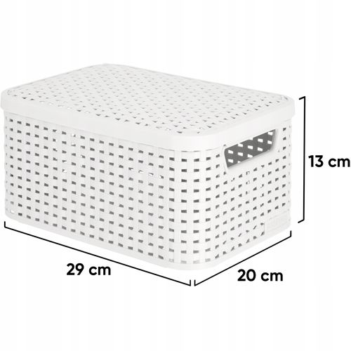 Curver Koszyk Pudełko Z Pokrywką Pojemnik 6L na Arena.pl