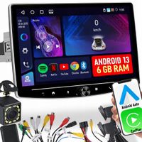 RADIO SAMOCHODOWE 1 DIN 10'' CARPLAY ANDROID WIFI GPS DOTYKOWE FM 6GB/128GB