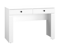 Toaletka / Konsola z Szufladami 2SZ 117 cm Biały Mat TAITI ML