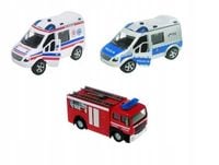 AMBULANS KARETKA POGOTOWIA POLICJA STRAŻ POŻARNA