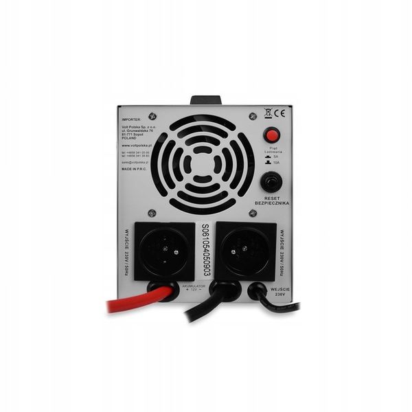 ZASILACZ AWARYJNY UPS PIECA 500W SINUS PRO 500E zdjęcie 5