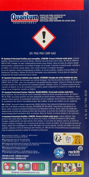 TABLETKI DO ZMYWARKI FINISH QUANTUM PROFESSIONAL 125 SZT zdjęcie 3
