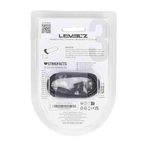 Sealed Liquid Silicone Vibrating Cockring - Black na Arena.pl