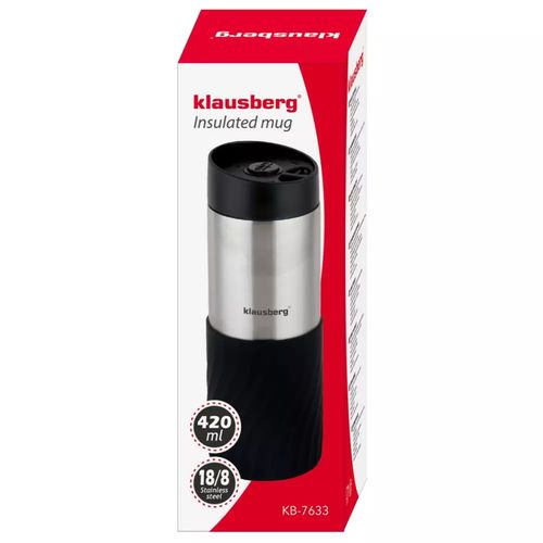 termiczny kubek 400ml click clack klausberg kb-7633 na Arena.pl