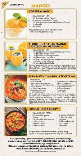 Przecier Puree Mango  100% 1kg na Arena.pl