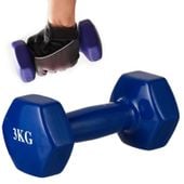 hantel żeliwny powlekany 3kg