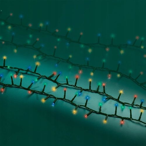 Lampki zewnętrzne / wewnętrzne - 750 LED Flesz 16m - zielony - multicolor na Arena.pl