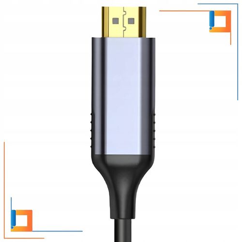 CO2 KABEL DISPLAYPORT HDMI 2.0 PRZEWÓD DP - HDMI FHD 240HZ 4K 60HZ HDR 2M na Arena.pl