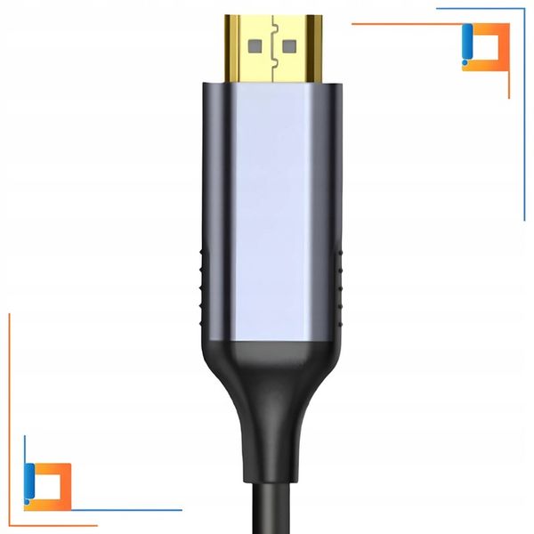 CO2 KABEL DISPLAYPORT HDMI 2.0 PRZEWÓD DP - HDMI FHD 240HZ 4K 60HZ HDR 2M zdjęcie 3
