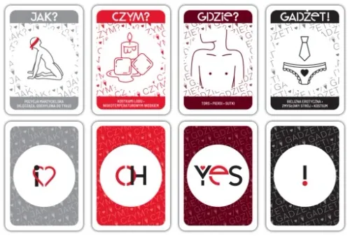 GRY DO SEKSU! Zestaw gier EROTYCZNYCH dla par OH YES! PREZENT DZIEŃ KOBIET na Arena.pl