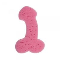 zabawka   bath sponge penis   19cm pink