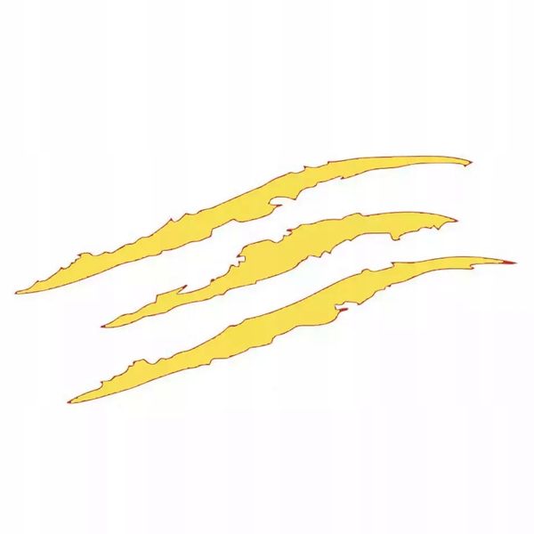 Naklejka samochód pazur scratch auto tunining uni zdjęcie 4