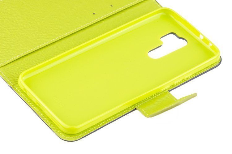 Etui portfel Fancy Case do Xiaomi Redmi 9 niebieski zdjęcie 5