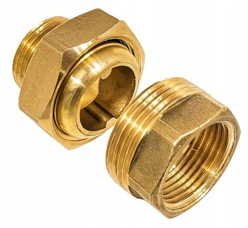 ŚRUBUNEK MOSIĘŻNY STOŻKOWY RÓWNOPRZELOTOWY 1" DN25 PROSTY MOCNY SOLIDNY na Arena.pl