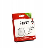 Uszczelki + sitko do kawiarek alu. Bialetti pojemn