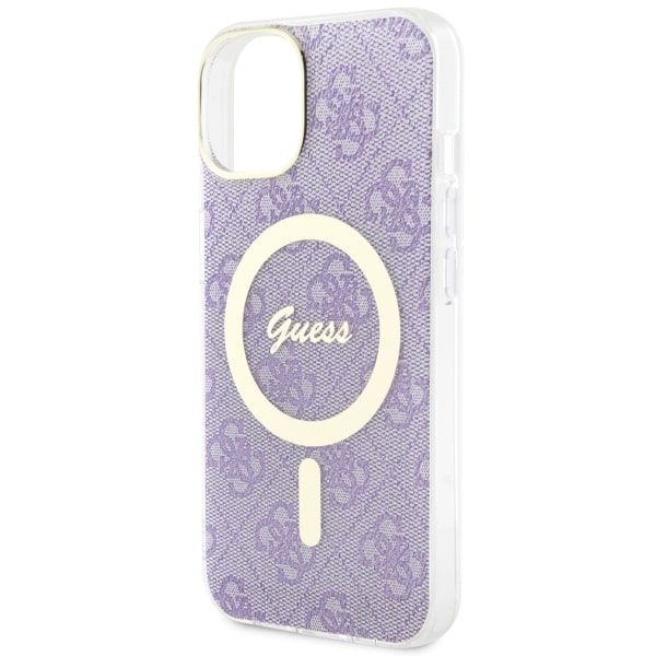 Etui Guess do iPhone 15 Plus, iPhone 14 Plus, Fioletowy, MagSafe zdjęcie 6