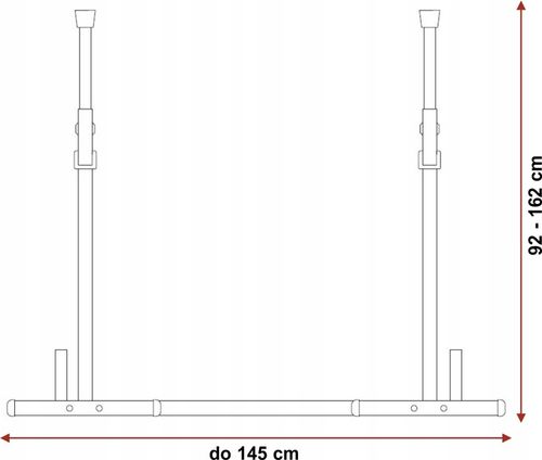 Stojaki pod sztangę regulowane asekuracja stojak do ćwiczeń 2sz ZIDER na Arena.pl