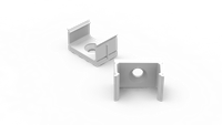 Uchwyt biały do profili GLS1 white clips