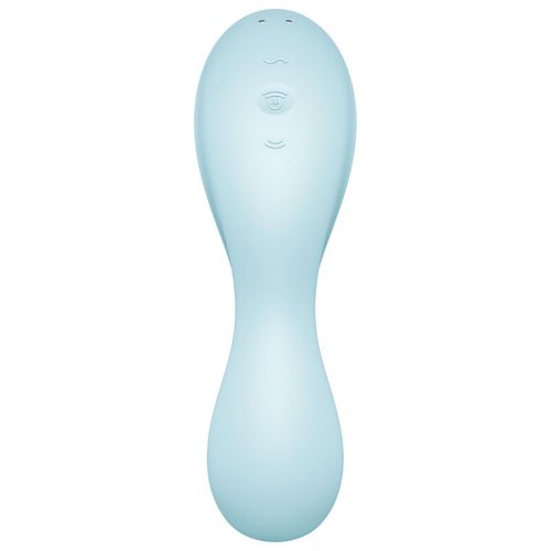 stymulator łechtaczki satisfyer curvy trinity 5 niebieski silikonowy na Arena.pl