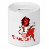 Skarbonka Dla Dziewczyny Diablica Prezent Z Nadrukiem Ze Zdjęciem