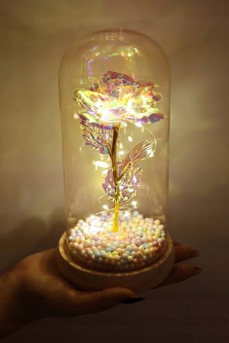 SREBRNY ŁAŃCUSZKEK Z SERDUSZKIEM 925+RÓŻA WIECZNA PREZENT DLA KOBIETY, ŻONY na Arena.pl