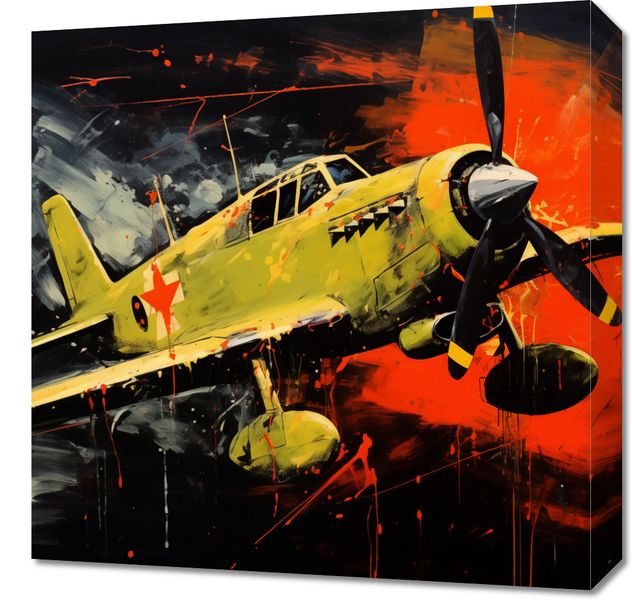 Obraz 50x50cm Barwny Przelot zdjęcie 1