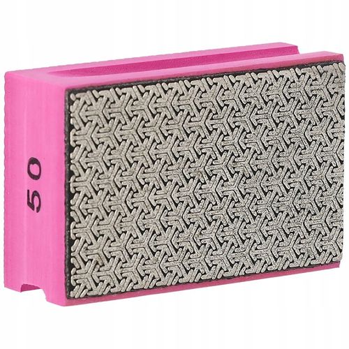 KOSTKA POLERSKA DIAMENTOWA DO SZLIFOWANIA POLEROWANIA RĘCZNEGO GRESU G50 RS na Arena.pl