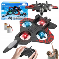 SAMOLOT ZDALNIE STEROWANY DRON RC MODEL LATAJĄCY PILOT LED 360 2aku PREZENT