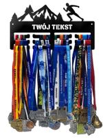 Wieszak na medale GÓRY RUN twoje imię dowolny tekst 78.1