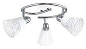 Discovery spirala 3x40W E14 chrom/biały
