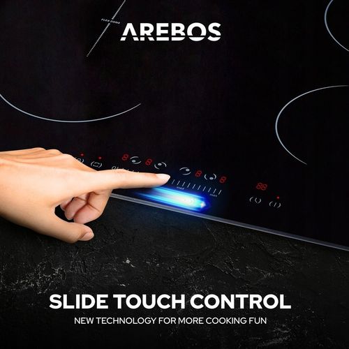Arebos - Płyta indukcyjna ze strefami Flex | 7200 W | 4 płyty na Arena.pl