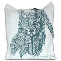 Torba impregnowana zapinana Piękny wilk