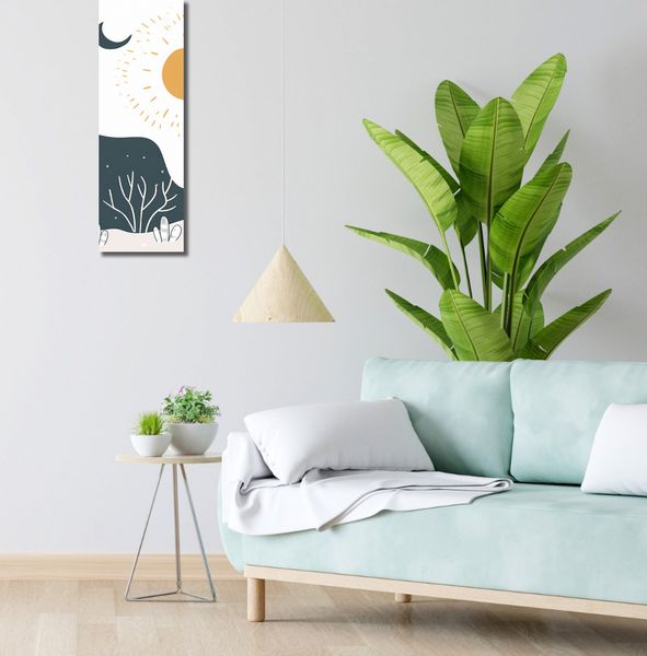Obraz 20x70cm Kaktusy Przy Dniu zdjęcie 2