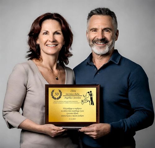 Magiczny Spersonalizowany Upominek Prezent Gift na Rocznicę Ślubu 1-50 lat na Arena.pl