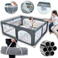 KOJEC Dla Dzieci SUCHY BASEN Plac Zabaw DZIECIĘCY 180x150 + PIŁECZKI