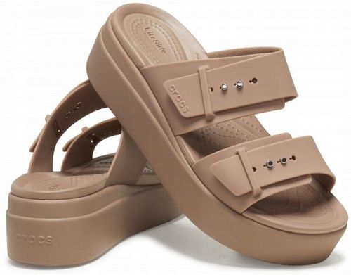 Damskie Buty Sandały Platforma Crocs Brooklyn 207431 Low Wedge 41-42 na Arena.pl