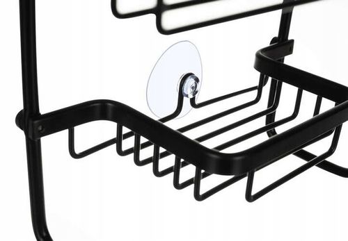 Półka prysznicowa zawieszana- czarna na Arena.pl