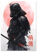 Plakat cyfrowy do wydruku samuraj