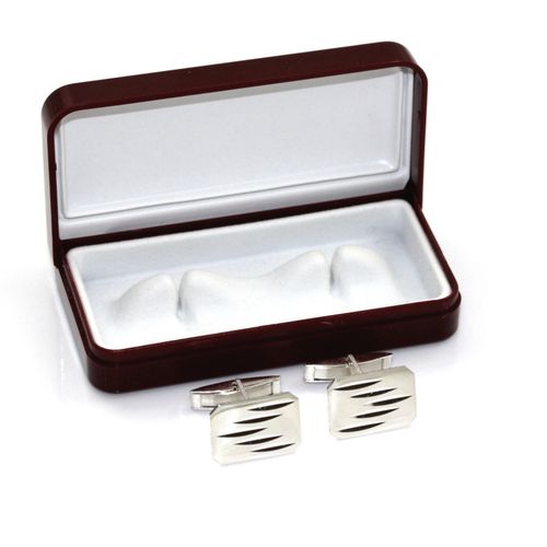 Spinki srebrne do mankietów na Arena.pl