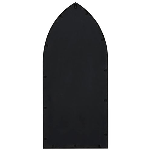 Lustro do wnętrz, czarne, 100x45 cm, żelazne na Arena.pl