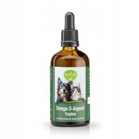 OMEGA 3 OLEJ Z ALG dla psów i kotów 100 ml, odporność, sierść, NOMAK