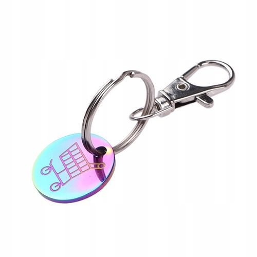 Brelok do kluczy Żeton Sklepowy do wóżka sklepu Moneta breloczek Kameleon na Arena.pl