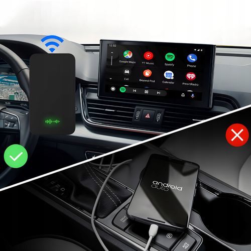 ADAPTER CARPLAY BEZPRZEWODOWY SAMOCHODOWY ANDROID AUTO IPHONE USB na Arena.pl