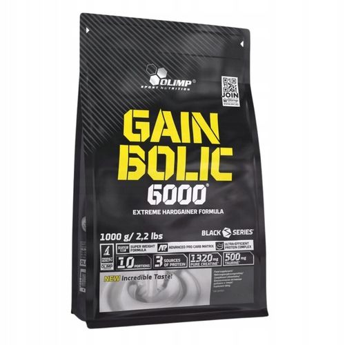 OLIMP GAIN BOLIC 6000 1 KG – MOCNY GAINER, DO ZDOBYWANIA MASY MIĘŚNIOWEJ na Arena.pl