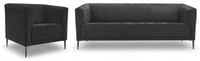 Zestaw TOLEDO Vena 20 ciemny szary kanapa fotel welur/velvet PRODUCENT PL