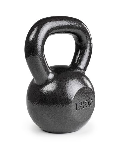 KETTLEBELL ODWAŻNIK DO ĆWICZEŃ KETTLE HANTLA HANTEL ŻELIWNY FITNESS 12KG na Arena.pl