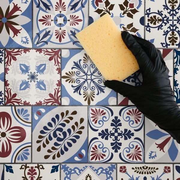 Naklejki Samoprzylepne Na Kafelki MOZAIKA Marokańska Zestaw 24 szt. 15x15 zdjęcie 3