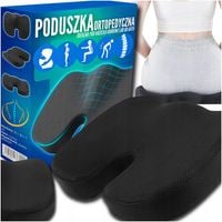 PODUSZKA ORTOPEDYCZNA DO SIEDZENIA LĘDŹWIOWA NA KRZESŁO FOTEL DO