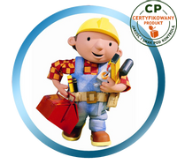 Opłatek na tort Bob Budowniczy