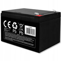 AKUMULATOR MOCNY ŻELOWY BATERIA BEZOBSŁUGOWY DO UPS AGM 12V 12AH